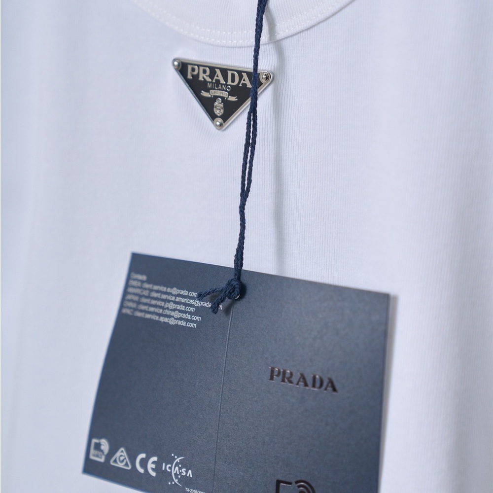 Prada White Slim-fit Tank Top - Picture 6 of 10